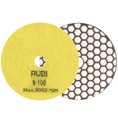 Abbildung von Rubi Diamant Polierpad Körnung 100 mm