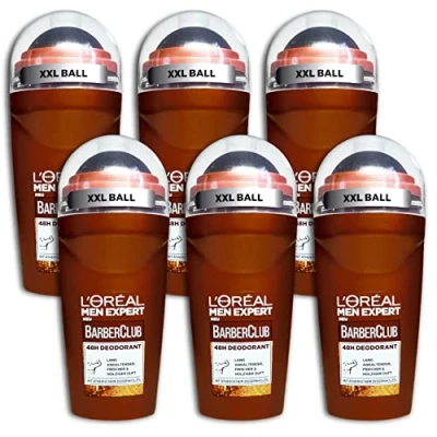 Abbildung von 6 er Set Men Expert Barber Club Deo Roll On x 50 ml