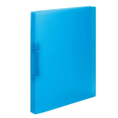 Abbildung von HERMA Ringbücher A4 Hellblau Transluzent Set, 60 Stück, schmal, 2 Ringe, 25 mm breit, Ringordner aus Kunststoff mit Niederhalter für Kinder, Jungen und Mädchen