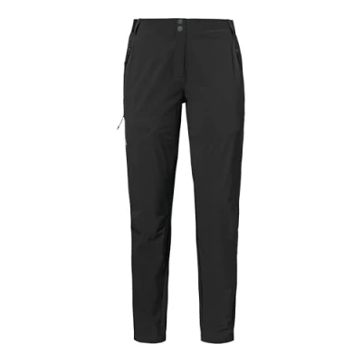 Abbildung von Schöffel Damen Pants Style Blaustein WMS, robuste und leichte Wanderhose aus recyceltem Material, Hose mit 4 Wege Stretch für maximale Bewegungsfreiheit, schnell trocknend, black, 34