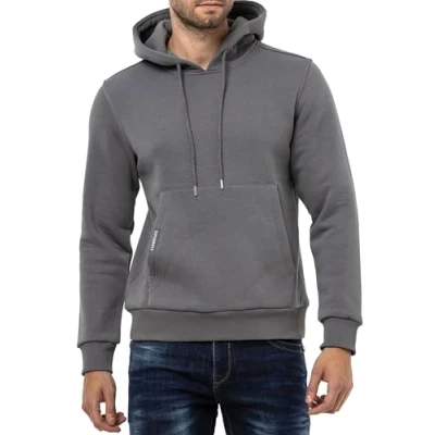Abbildung von Cipo &amp; Baxx Kapuzenpullover, Herren, Größe: Large, Anthracite