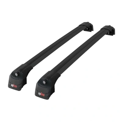 Abbildung von Kompatibel mit Jeep Grand Cherokee (WK2) 2011 2021 Relingträger ACE 2 Dachträger Gepackträger SCHWARZ
