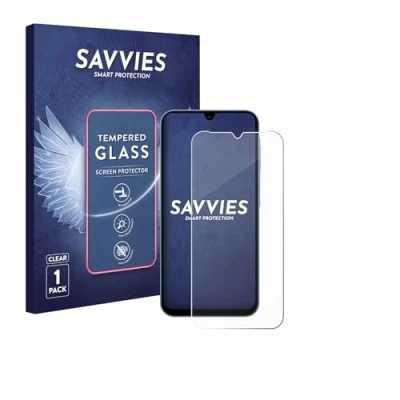 Abbildung von Savvies Panzer Schutz Glas für Samsung Galaxy A15 9H Hartglas, Anti Fingerprint, Displayschutz