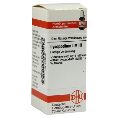Abbildung von Lycopodium LM III Dilution 10 ml
