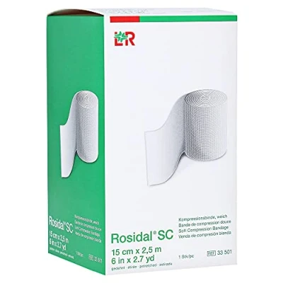 Abbildung von Rosidal SC Kompressionsbinde weich 15 cm 1 St