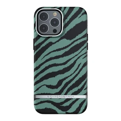 Abbildung von Richmond &amp; Finch Kompatible mit iPhone 13 Pro Max Hülle, 6.7 Zol, Smaragdzebra Gehäuse, Komplett Schützende Handyhülle