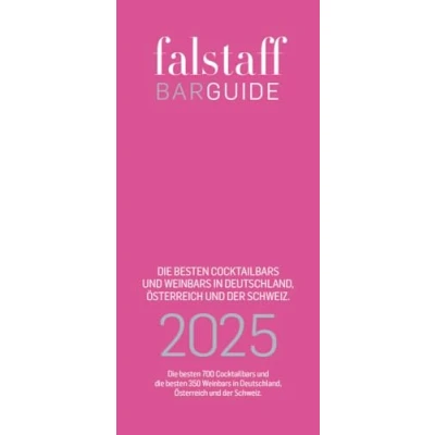 Abbildung von Falstaff Cocktailbar &amp; Weinbar Guide 2025: die besten 700 Cocktailbars und 350 Weinbars in Deutschland, Österreich der Schweiz.