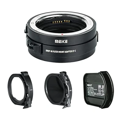 Abbildung von Meike MK EFTZ C VND Drop In Filter Autofokus Mount Objektivadapter für Canon EF/EF S Objektive auf Nikon Z Serie Kameras mit variablem ND und UV Z5 Z6 Z7 Z50 Z6II Z7II