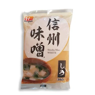 Abbildung von 350g Shiro Miso, helle japanische Miso Paste Hanamaruki Misopaste für Misosuppe Sojabohnenpaste Suppenpaste aus Japan