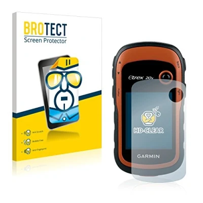 Abbildung von BROTECT (2 Stück Schutzfolie für Garmin eTrex 20x Displayschutz Folie Ultra Klar