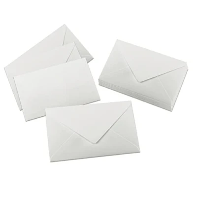 Abbildung von SIGEL DU701 Briefumschläge weiß, gummiert, C6, 24 Stück, aus nachhaltigem Papier