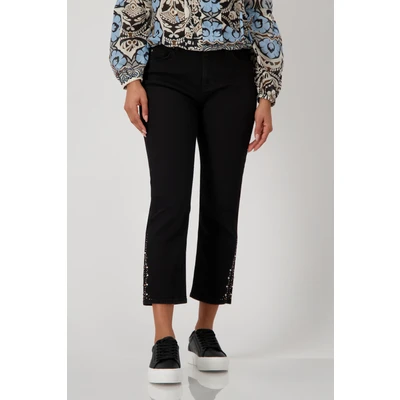 Abbildung von Monari 7/8 Hose &quot;Hose Jeans Schmuck 64cm&quot;, Mit Gürtelschlaufen