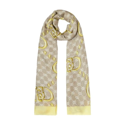 Abbildung von LIU JO Stole WITH LOGO Schal, Damen, Größe: One Size, Yellow