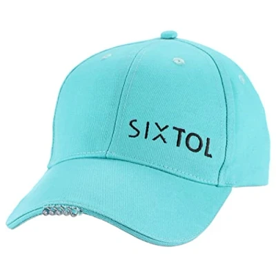 Abbildung von SIXTOL B Cap Baseballmütze mit LED Licht 25lm Aufladen über USB Universalgröße Türkis