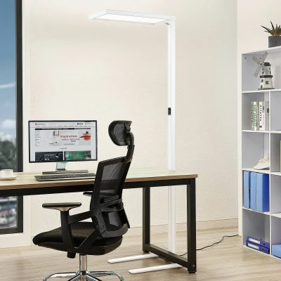 Abbildung von Arcchio Nelus Büro LED Stehlampe, Sensor, weiß