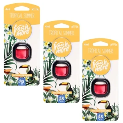 Abbildung von fresh &amp; more Raumduft Auto Lufterfrischer (4ml 3er Pack)