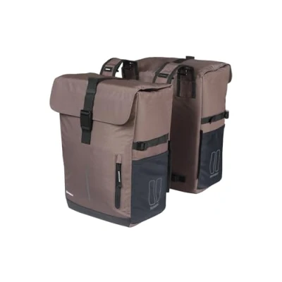 Abbildung von BASIL Doppelpacktasche Move. braun