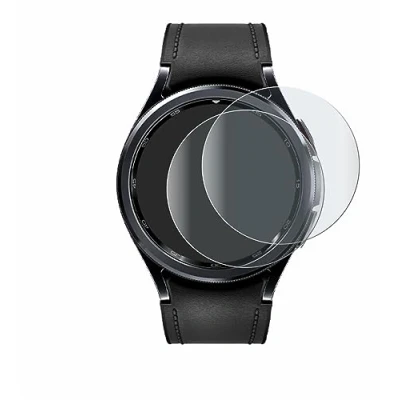 Abbildung von BROTECT Full Cover Schutzfolie Matt für Samsung Galaxy Watch 6 Classic (43 mm) (2 Stück) Screen Displayschutz Folie, 3D Curved, Anti Reflex