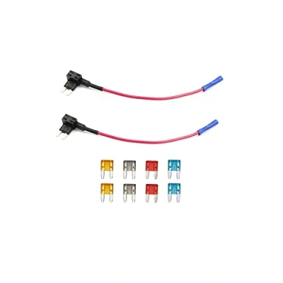 Abbildung von KOLACEN Automotive Car Truck 2 Stück 16 Gauge Add a Schaltung Sicherung TAP Adapter für Mini Blade Typ + 8 5Apm 7.5Apm 10Apm 15Apm
