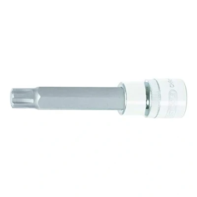 Abbildung von KS Tools 918.1818 1/2&quot; CHROMEplus Bit Stecknuss RIBE,lang, M10