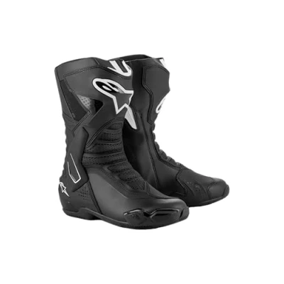 Abbildung von Alpinestars SMX 6 V3 Motorradstiefel Schwarz / Weiss (Packung, Antistatische und Öl Benzinfeste Sohle)