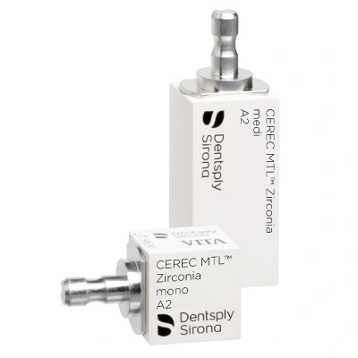 Abbildung von CEREC MTL Zirconia mono A2