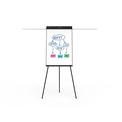 Abbildung von Legamaster 7 152900 Universal Flipchart Triangle Dreibein, werkzeugloser Aufbau, schwarz