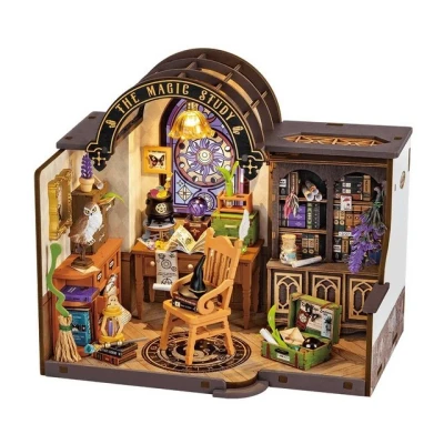 Abbildung von ROLIFE 3D Puzzle DIY Miniature House &quot;The Magic Study&quot;, 267 Puzzleteile