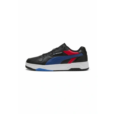 Abbildung von Puma BMW M Motorsport RBD Break Low Sneakers Unisex Schuhe Mit Plain Black/Pro Blue Größe: 39