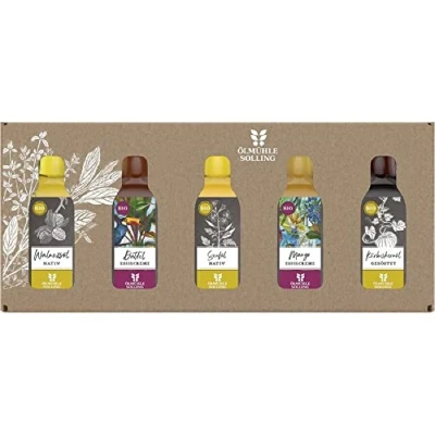 Abbildung von Ölmühle Solling Geschenkset Öl und Essig Renner EG Bio 5x20ml