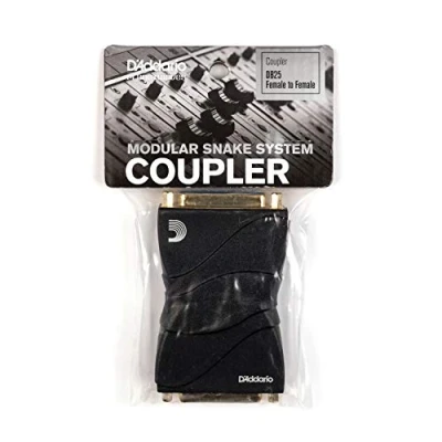 Abbildung von Planet Waves PW DB25FC 01 Modular Snkae System Female Coupler schwarz