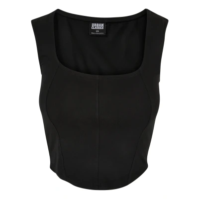 Abbildung von Urban Classics Short Corsage Top, Damen, Größe: XL, Black