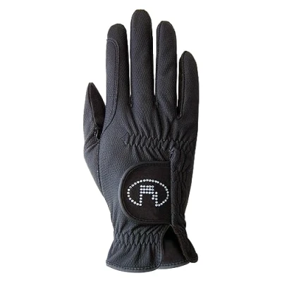 Abbildung von Roeckl Handschuhe Lisboa Roeck Grip Swarovski Schwarz 6,5