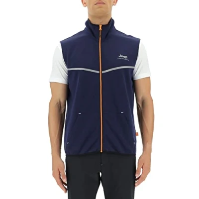 Abbildung von JEEP O102621 K879 XP MAN TECH SWEAT VEST W/Kangaroo Pocket JX22A Deep Blue/Dark G.Mel XL