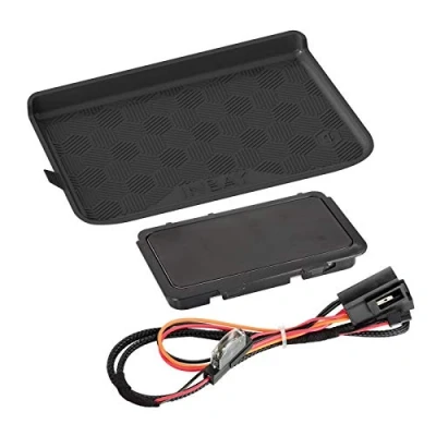 Abbildung von INBAY 10W Handyhalterung Auto Ablagefach Induktiv/Kabellos passend für VW Golf Sportsvan (AUV) 10/2017 06/2020 Autohalterung Zubehör Innenraum Qi
