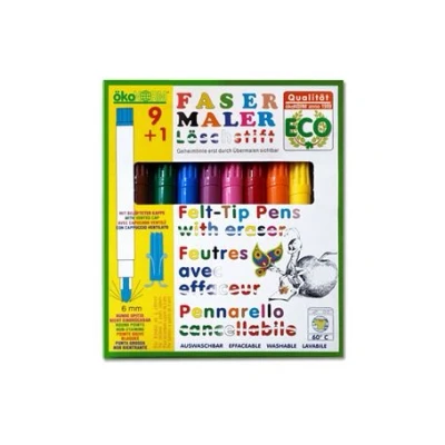 Abbildung von ökoNORM Filzstifte Mit Löschstift 9 + 1 Stk.