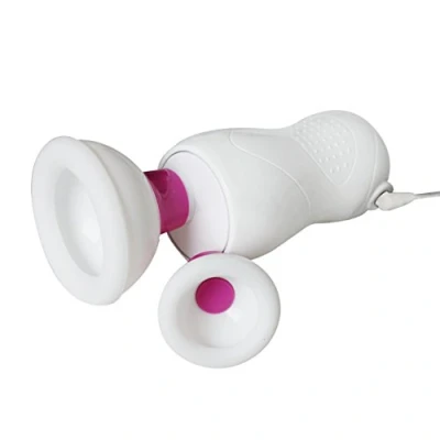 Abbildung von Hydas Massagegerät Massager Problemzonen Massage Handmassagegerät Massagepistole, 3 tlg., mit 2 Massageköpfen