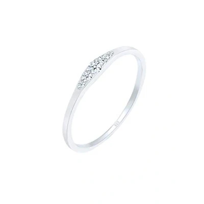 Abbildung von Elli DIAMONDS Ring Women Engagement with Diamond (0.07 ct) Bridal in 925 Sterling Silver