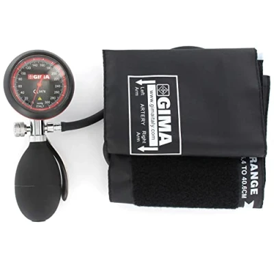 Abbildung von GIMA London Blut Druck Messgerät, Professional Blutdruckmessgerät, schwarz Manschette