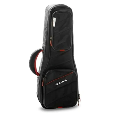 Abbildung von GEWA Ukulele Gig Bag Cross, schwarz, für Sopran Ukulele, 550/180/65 mm