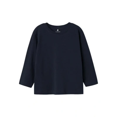Abbildung von Name it Regular FIT Langarmshirt für Kinder, Größe: 122/128, Dark sapphire