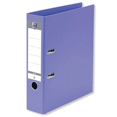 Abbildung von OXFORD Ordner Smart Pro+ A4XL, Rücken 80 mm, 2 Ringe, Deckel aus Polypropylen, Violett, 28,3 x 32 8 cm
