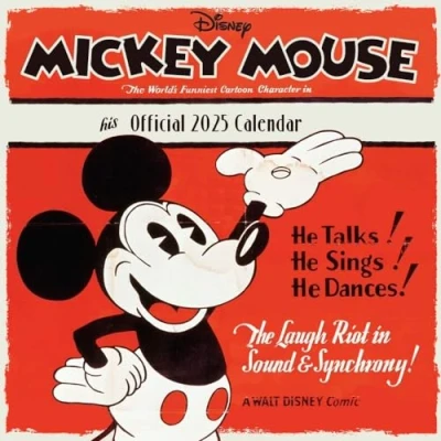 Abbildung von Disney Mickey Mouse 2025 Wandkalender: Original Danilo Kalender [Mehrsprachig] [Kalender]