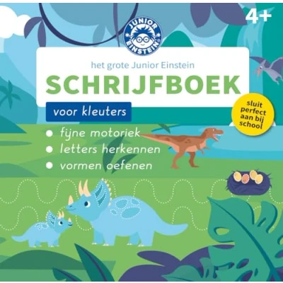 Abbildung von Het grote Junior Einstein Schrijfboek voor kleuters: Fijne motoriek, letters herkennen, vormen oefenen
