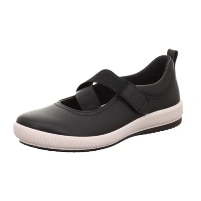 Abbildung von Legero Riemchenballerina, Damen, Größe: 38, Schwarz Schuhe