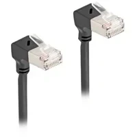 Abbildung von Patchkabel RJ 45 Cat.6a S/FTP, Slim 90 gewinkelt