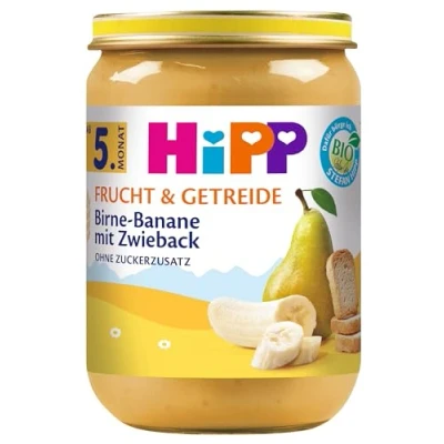 Abbildung von HiPP Birne Banane mit Zwieback, 6er Pack (6 x 190 g)