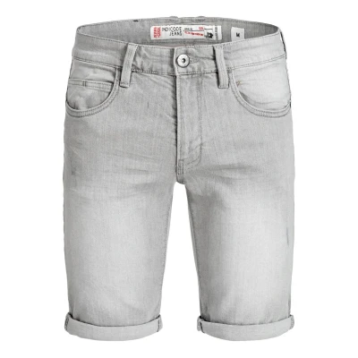 Abbildung von Indicode Jeans CUBA Caden Shorts, Herren, Größe: Small, Grau