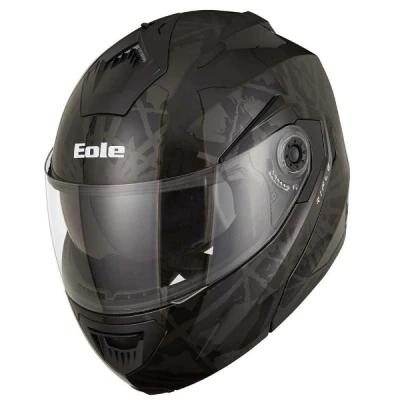 Abbildung von EOLE RIFLE002 Klapphelm schwarz M, 57 58 cm ECE 22.06
