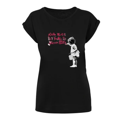 Abbildung von Merchcode Dream BIG Tshirt print, Damen, Größe: Large, Black